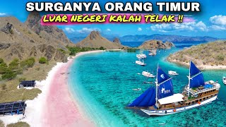 Pemandangan di pantai Labuhan Bajo
